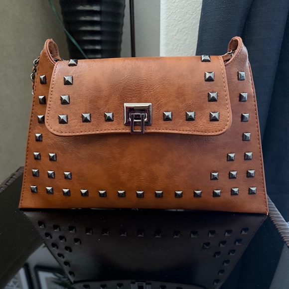 Rivet Shoulder Bag - Picture 1 of 5